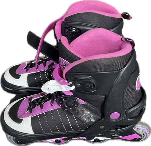 Vist Large View of Product Image Which is Used AEROWHEELS Senior Rec Fitness Roller Blades Black Adjustable
