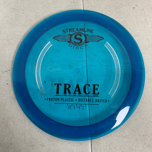 Vist Large View of Product Image Which is Used Streamline PROTON TRACE Disc Golf Driver Royal Blue 173g