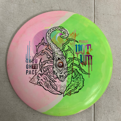 Vist Large View of Product Image Which is Used Thought Space Athletics PLUME VOTUM Disc Golf Driver Pink 157g