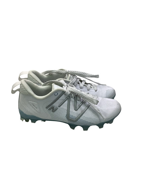 Vist Large View of Product Image Which is Used New Balance LAX Cleats Mens White Senior 6
