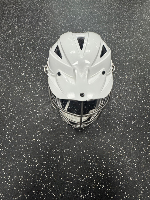 Vist Large View of Product Image Which is Used Cascade CASCADE CPV-R Lacrosse Helmet White M/L