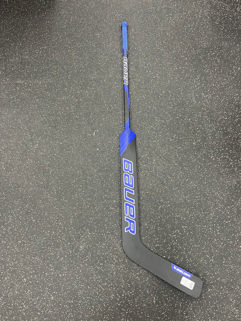 Vist Large View of Product Image Which is Used Bauer GSX Inter Goalie Stick Royal Blue 24"