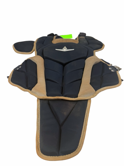 Vist Large View of Product Image Which is Used All-Star TOP STAR Series Age 9-12 NOCSAE Junior Baseball Catchers Chest Protector Navy Blue