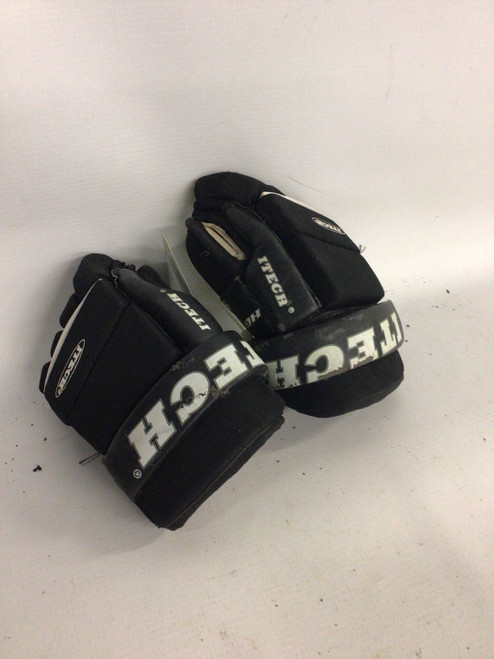 Vist Large View of Product Image Which is Used Itech HG100 Youth Gloves Black 9"
