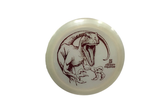 Vist Large View of Product Image Which is USED DISCRAFT THRASHER DISC GOLF DRIVER WHITE