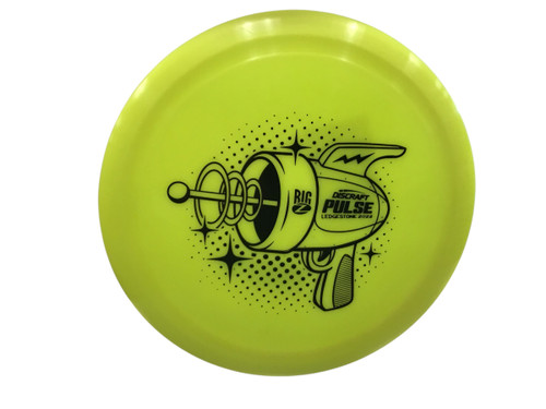 Vist Large View of Product Image Which is USED DISCRAFT PULSE DISC GOLF DRIVER YELLOW