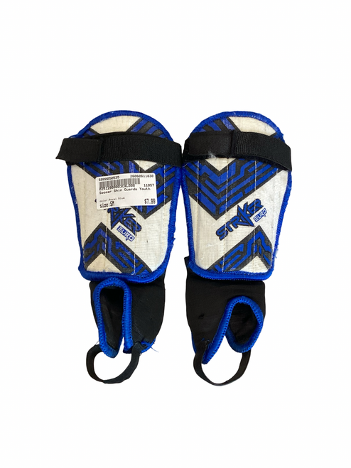 Vist Large View of Product Image Which is Soccer Shin Guards Youth Royal Blue SM