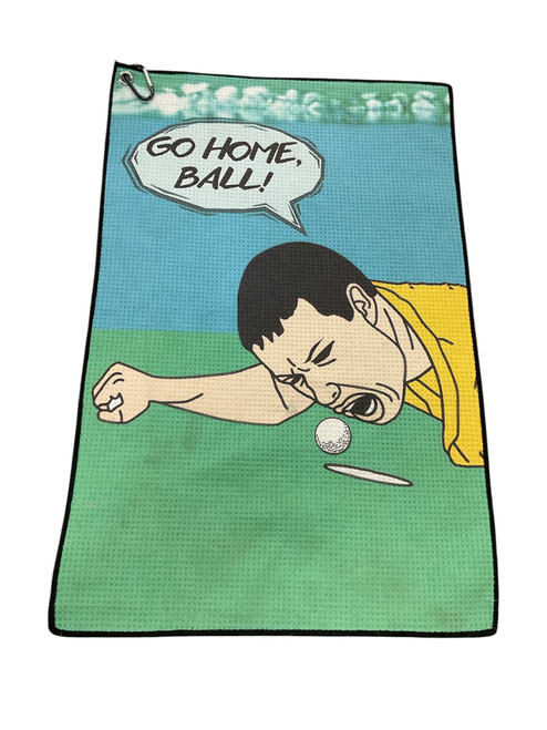 Vist Large View of Product Image Which is Used HAPPY GILMORE GOLF TOWEL Golf Accessory