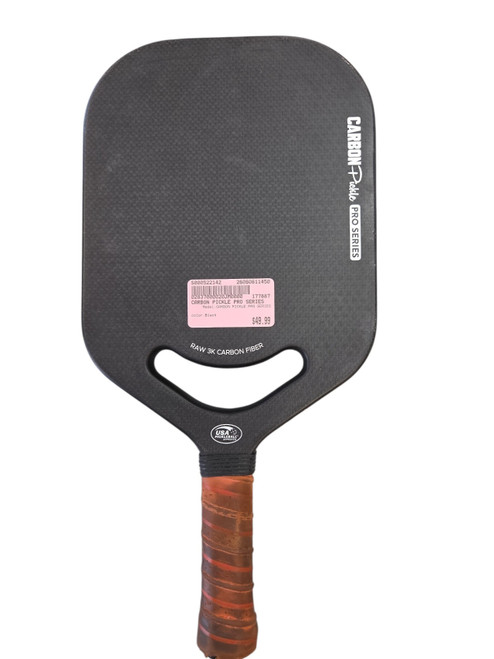 Vist Large View of Product Image Which is Used CARBON PICKLE PRO SERIES Pickleball Racquet Black