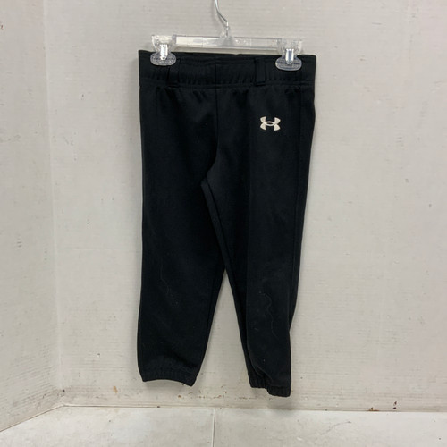 Vist Large View of Product Image Which is Used Under Armour PANT BB/SB Pant Boys Black SM