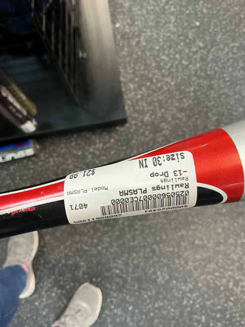 Vist Large View of Product Image Which is Used Rawlings PLASMA BB/SB USSSA 2 5/8 Bat 30"