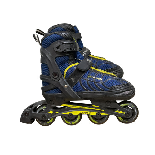 Vist Large View of Product Image Which is Used Schwinn ABEC-5 1-4 Junior Rec Fitness Skates Navy Blue Adjustable