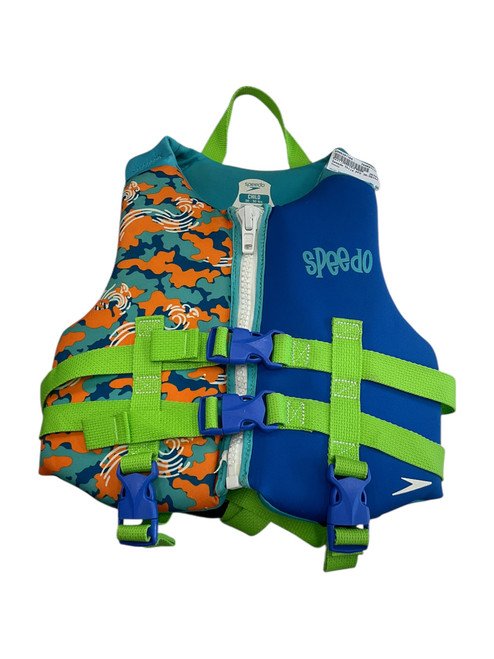 Vist Large View of Product Image Which is Used Speedo Child PFD Sky Blue S/M