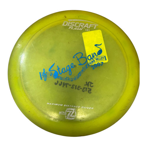 Vist Large View of Product Image Which is Used Discraft FLASH Disc Golf Driver Yellow