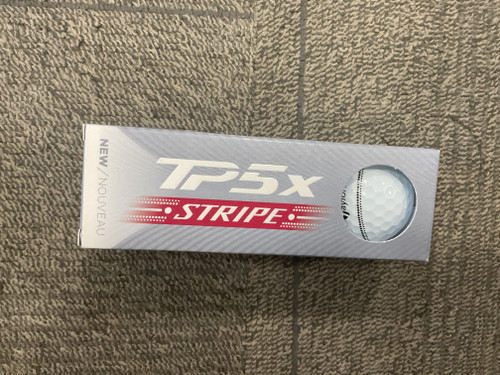 Vist Large View of Product Image Which is Used Taylormade TP5X STRIPE 3 Ball - Golf Ball Sleeve