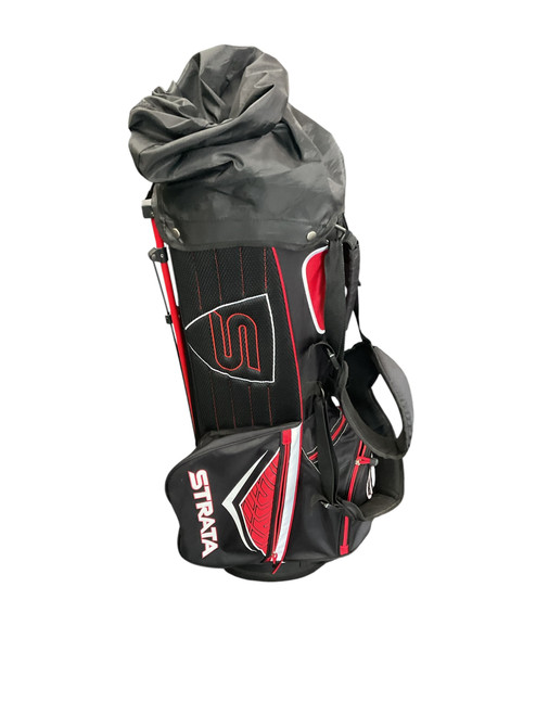 Vist Large View of Product Image Which is Used Strata GOLF STAND BAG Mens Stand Bag Red