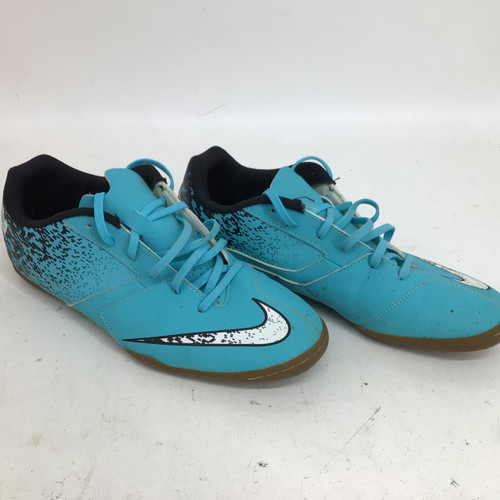 Vist Large View of Product Image Which is Used Nike BOMBAX IC SR 10.5 INDOOR SOCCER SHOE Soccer Indoor Shoes Teal Senior 10.5