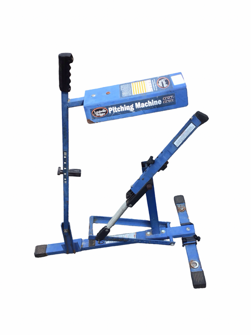 Vist Large View of Product Image Which is Used Louisville Slugger BLUE FLAME PITCHING MACHINE BB/SB Pitching Machine