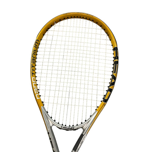 Vist Large View of Product Image Which is Used Head NANO TI EXTREME Adult Tennis Racquet Orange 4 5/8"