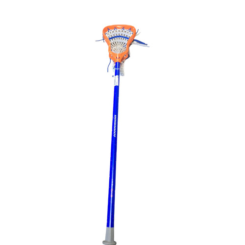 Vist Large View of Product Image Which is Used Warrior BURN NEXT Men Atk/Mid Complete Stick Royal Blue