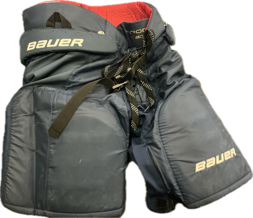 Vist Large View of Product Image Which is Used Bauer VAPOR Junior Pant Navy Blue MD