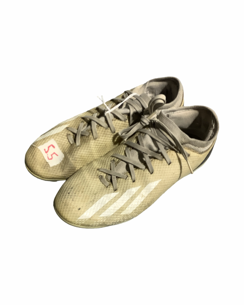 Vist Large View of Product Image Which is Used Adidas Soccer Cleats White Senior 5.5