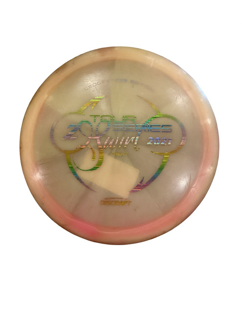 Vist Large View of Product Image Which is Used Discraft 2021 TOUR SERIES Z SWIRL HEAT Disc Golf Driver Orange
