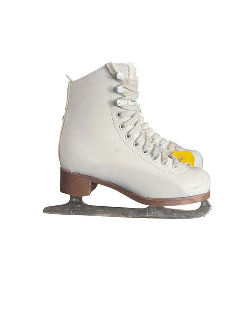 Vist Large View of Product Image Which is Used Glacier 120 Girls Figure Skate White Junior 02