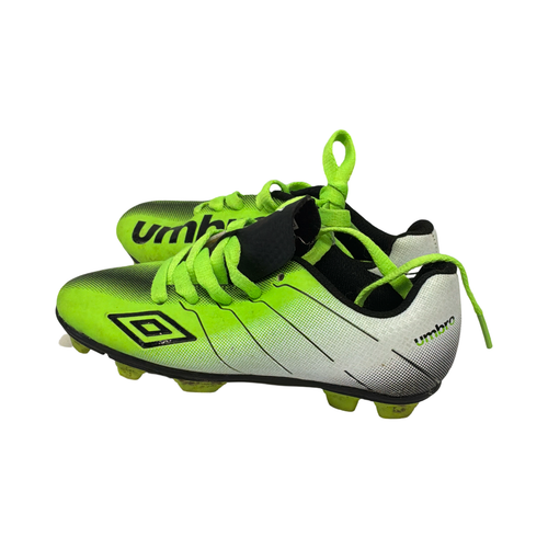 Vist Large View of Product Image Which is Used Umbro Soccer Cleats Green Youth 11.0