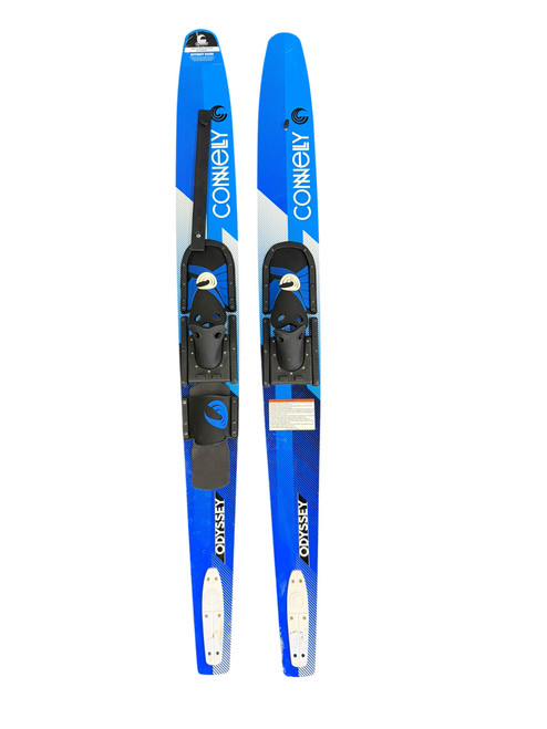 Vist Large View of Product Image Which is Used Connely Pair of Water Skis Royal Blue 67"
