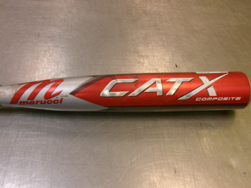 Vist Large View of Product Image Which is Used Marucci CAT X COMPOSITE BB/SB USSSA 2 3/4 Bat 33"
