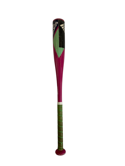 Vist Large View of Product Image Which is Used Adidas TRIPLE STRIPE BB/SB Fastpitch Bat Pink 24"