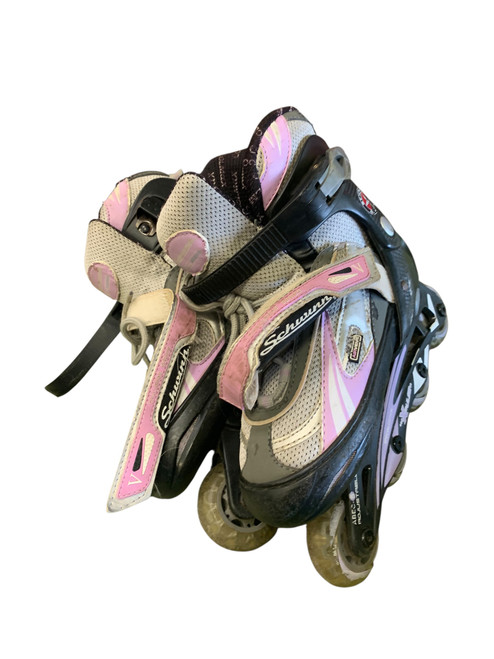 Vist Large View of Product Image Which is Used Schwinn ADJ ROLLER SKATES Junior Rec Fitness Skates Grey Junior 04