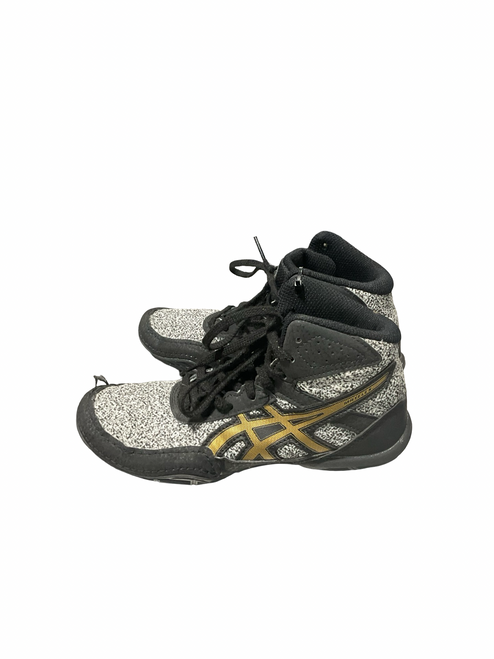 Vist Large View of Product Image Which is Used Asics Wrestling Shoes Black Junior 01