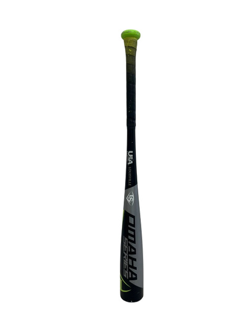 Vist Large View of Product Image Which is Used Louisville Slugger Omaha 28/18 USA 2 5/8 Baseball Bat