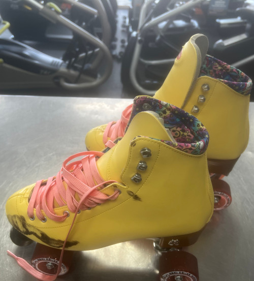 Vist Large View of Product Image Which is Used MOXI Senior Rec Fitness Skates Yellow Senior 10