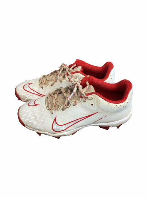 Vist Large View of Product Image Which is Used Nike Jr FB Cleats White Junior 04