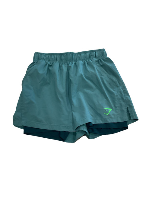 Vist Large View of Product Image Which is Used GYMSHARK RUNNING SHORTS Running Shorts W Teal SM