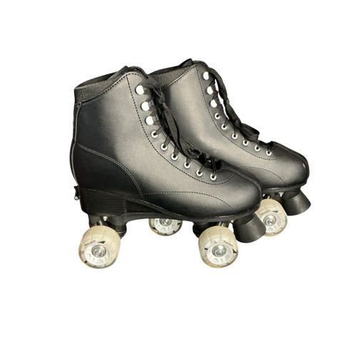 Vist Large View of Product Image Which is Used RollerDerby ADJ 7-10 ROLLER DERBY QUAD Senior Roller Quad Skates Black Adjustable