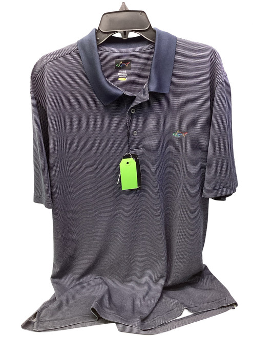 Vist Large View of Product Image Which is Used S.S. Golf Shirt M Navy Blue XL