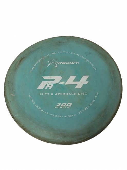 Vist Large View of Product Image Which is Used Prodigy Disc PA-4 200 Plastic Disc Golf Putter Carolina Blue 170g
