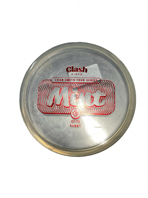 Vist Large View of Product Image Which is Used Clash Discs SUNNY Disc Golf Mid Range White