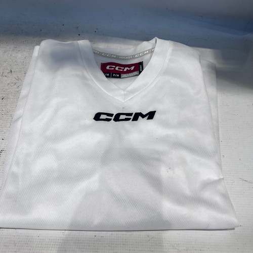 Vist Large View of Product Image Which is Used CCM Hockey Practice Jersey White SM