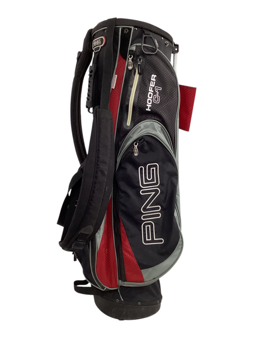 Vist Large View of Product Image Which is Used Ping HOOFER C1 Mens Stand Bag Black