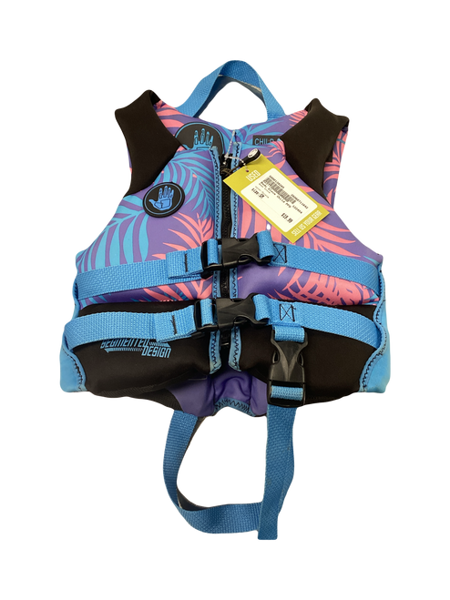 Vist Large View of Product Image Which is Used Body Glove Child PFD Purple SM