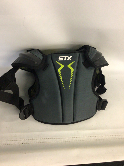 Vist Large View of Product Image Which is Used STX STALLION 200+ Lacrosse Shoulder Pads Black MD