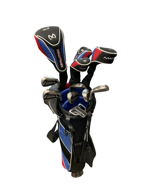 Vist Large View of Product Image Which is Used Maxfli REVOLUTION 12PC SET Mens Package Set RH Black/Royal/Red 12 Piece