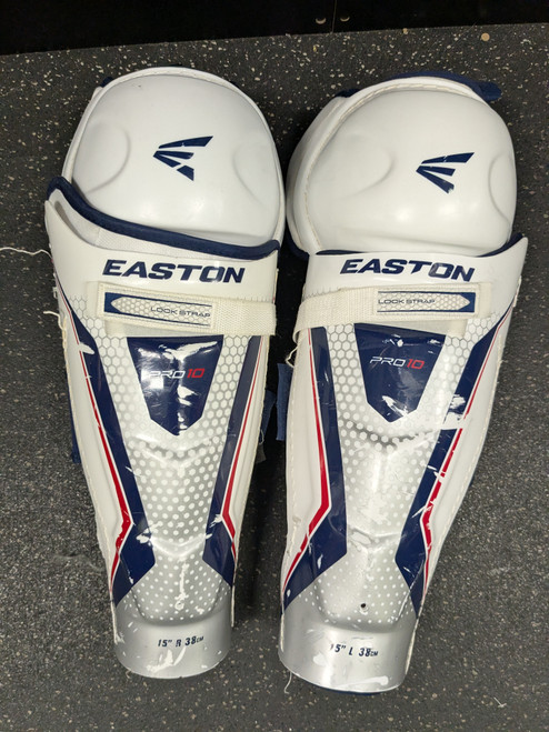 Vist Large View of Product Image Which is Used Easton PRO 10 SG Senior Shin Guards None 15"