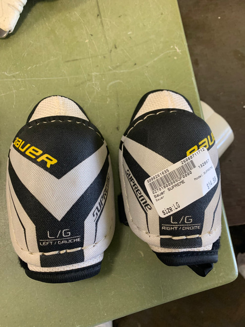Vist Large View of Product Image Which is Used Bauer SUPREME Youth Elbow Pads LG