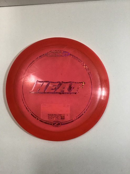 Vist Large View of Product Image Which is Used Discraft Z HEAT Disc Golf Driver Red 175g